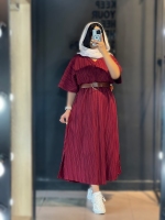 کفتان با کمربند چرم
