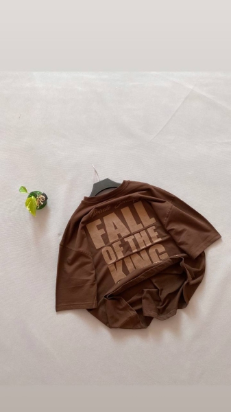 تی شرت پنبه دونخ گرم بالا