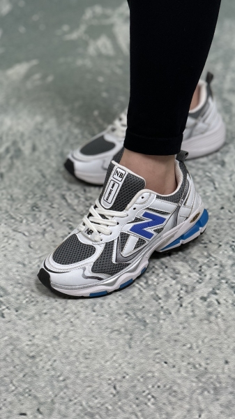 کتونی نیوبالانس 530 جدید سفید آبی