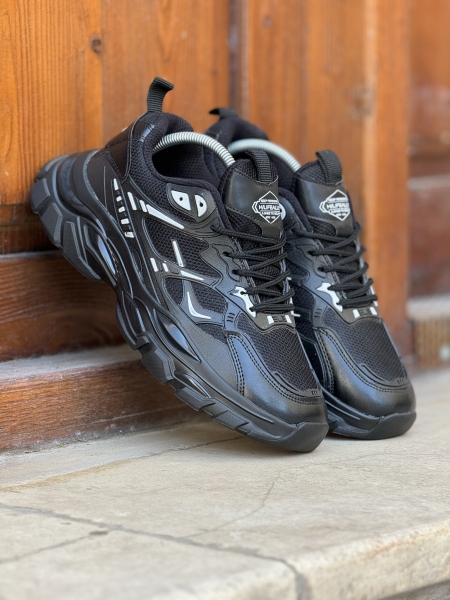 کتونی اسپرت بالنسیاگا زیره شیشه ای مشکی سفید