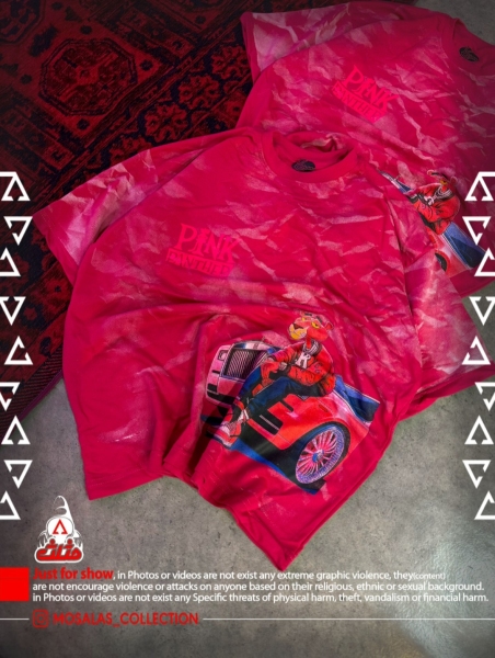 تیشرت پلنگ صورتی