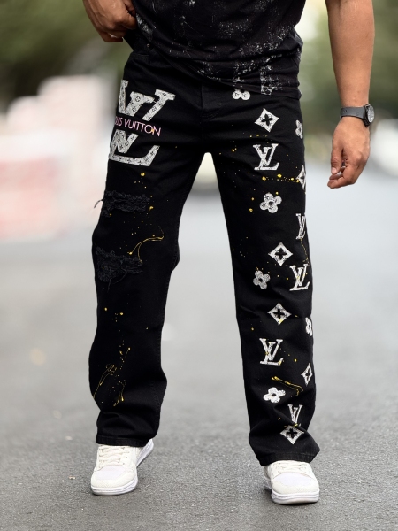 نیم بگ گلدوزی LV