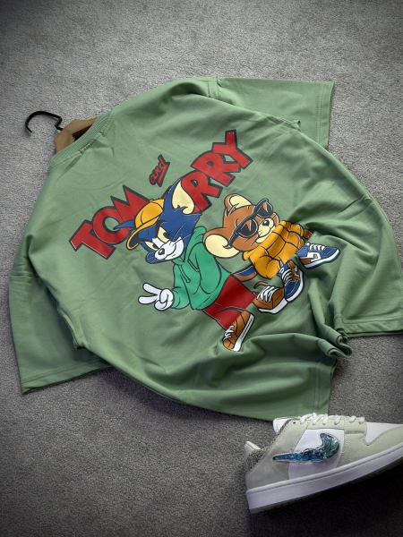 تیشرت دورسی 2 نخ پنبه