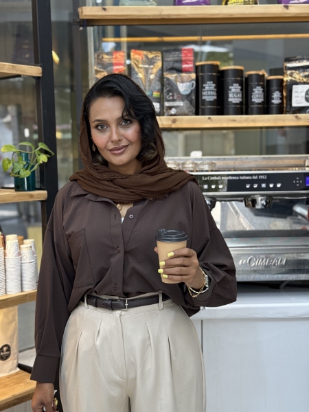 شومیز کرپ کش