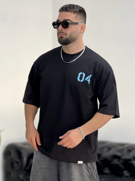 تیشرت 2نخ 04 مشکی