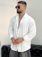 پیراهن بالنی Linen سفید