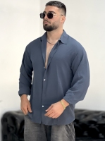 پیراهن بالنی Linen خاکستری