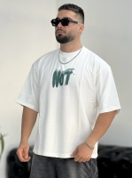 تیشرت 2نخ NOT سفید