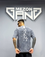 تیشرت کروم طوسی تیره