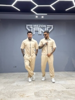 ست شلوار مکویین کرم