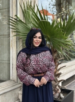 شومیز پلنگی دلارا