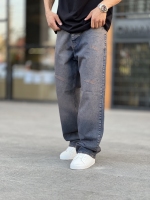 شلوار نیم بگ جین Sofi آبی کثیف کد 11