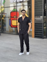 ست پیراهن شلوار مراکشی Mos مشکی