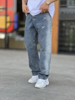 شلوار نیم بگ جین Parsa آبی سیر رادو کد 620