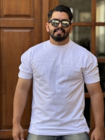 تیشرت نگین دار BB سفید