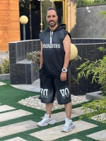 ست وست با شلوارک YD مشکی