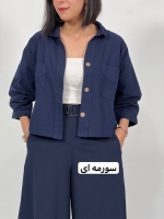 شومیز لینن باکسی
