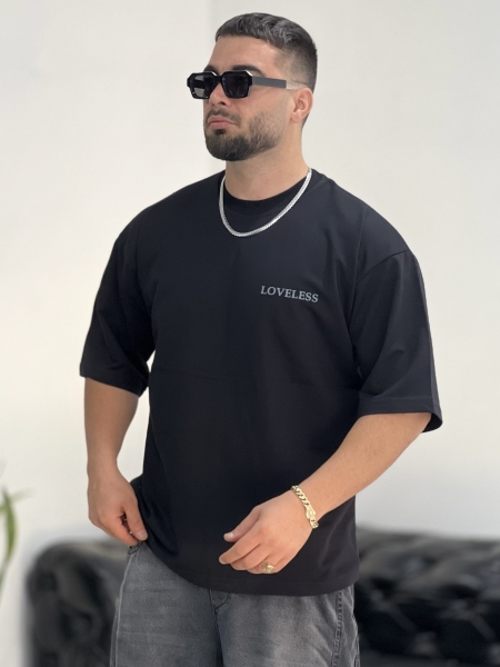 تیشرت 2نخ Love مشکی