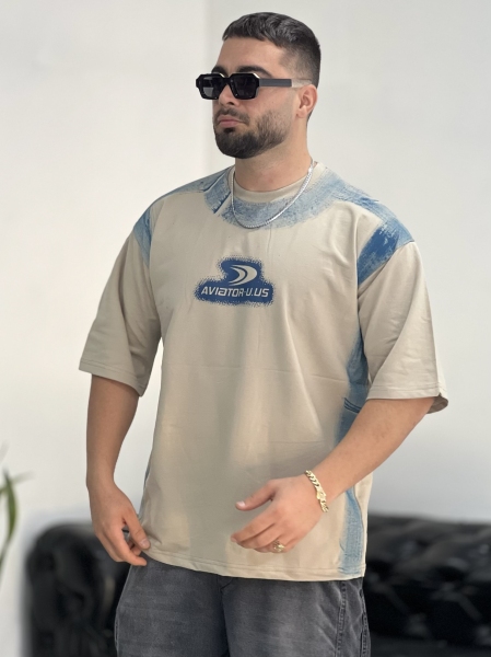 تیشرت 2نخ Avatar کرم خاکی
