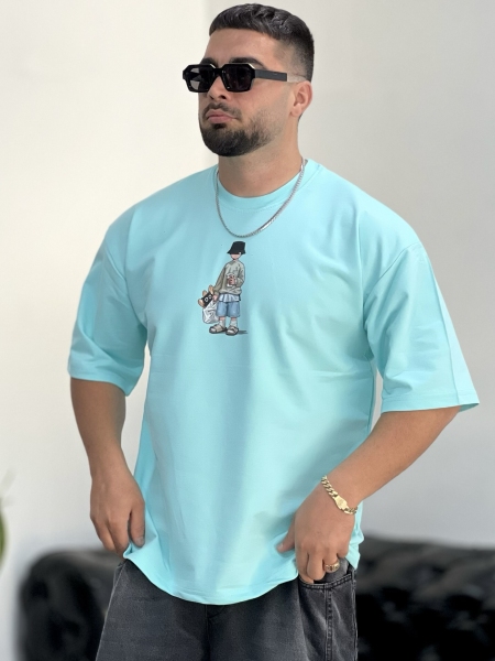 تیشرت 2نخ BOY آبی