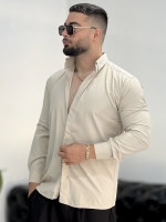 پیراهن دوشین SLIMFIT کرم