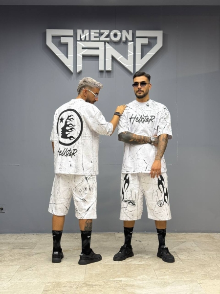 ست شلوارک هل استار سفید