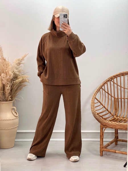 ست بلوز و شلوار حوله ای