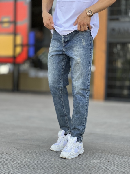 شلوار بوی فرند جین Zara آبی سایه کد 613