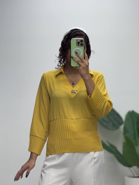 شومیز پایین پلیسه