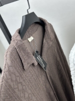 پیراهن مخمل حوله ای ، آستین بلند دو پوست طرح برجسته