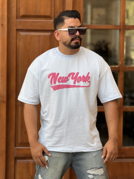 تیشرت نیویورک آبی