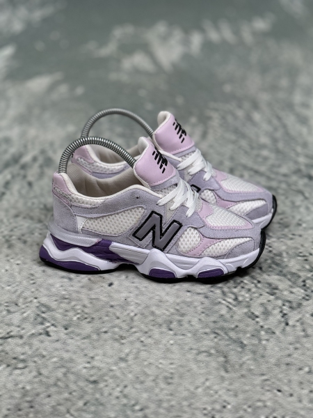 کتونی 9060 بچگانه سفید بنفش