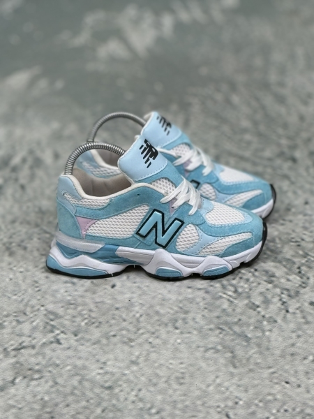 کتونی 9060 بچگانه سفید آبی