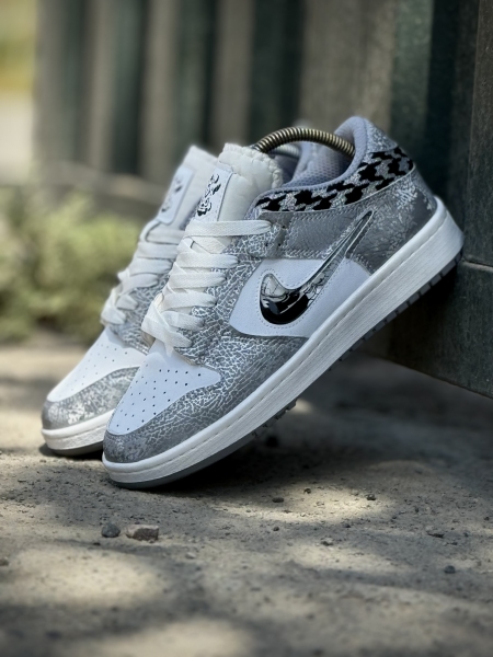 کتونی نایک دراگون نقره ای سفید