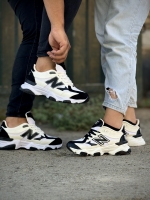 ست کتونی 9060 سفید مشکی پنجه مشکی