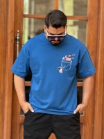 تیشرت فصانورد آبی