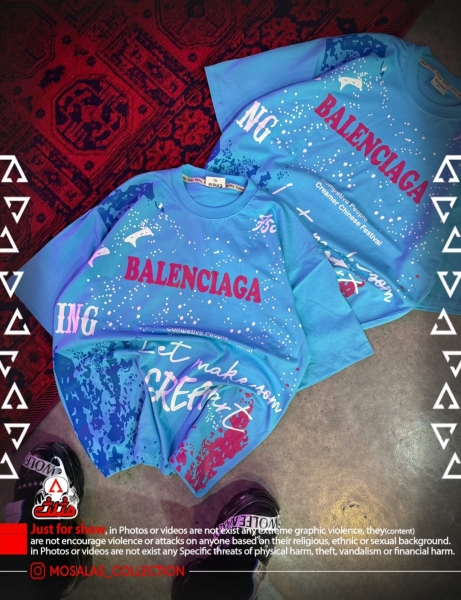 تیشرت گرم بالا پارچه ماکان ضخیم بالنسیاگا