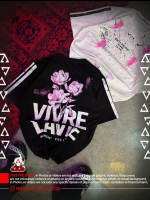 تیشرت پشت چاپ گل