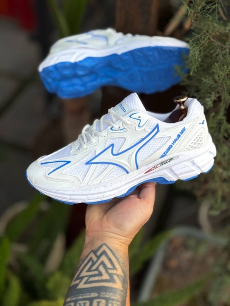 کتونی اسپرت MIZUNO سفید آبی