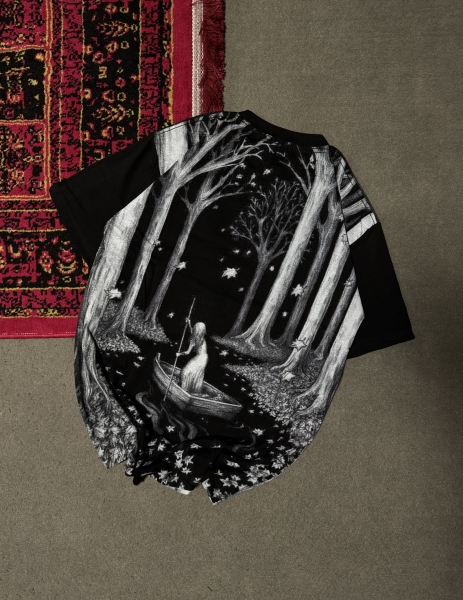 تیشرت فول چاپ درخت