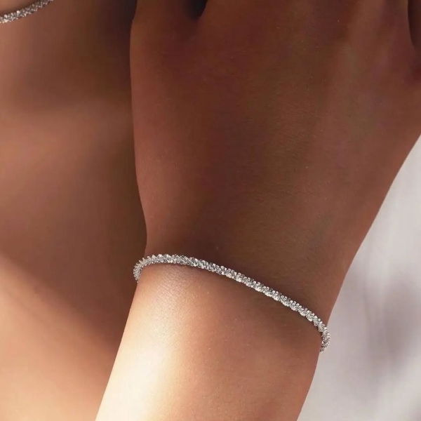 دستبند خاویاری سیلور