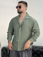 پیراهن بالنی RIKO زیتونی
