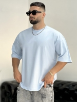 تیشرت 2نخ H&M یخی آسمانی