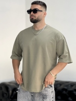 تیشرت 2نخ H&M زیتونی