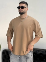تیشرت 2نخ H&M نسکافه ای