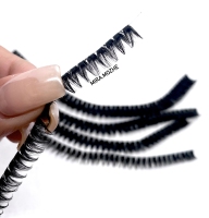 مژه ریسه ای دوشاخه سوپر مشکی