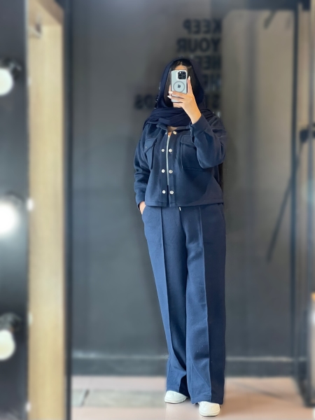 ست کراپ کت با شلوار