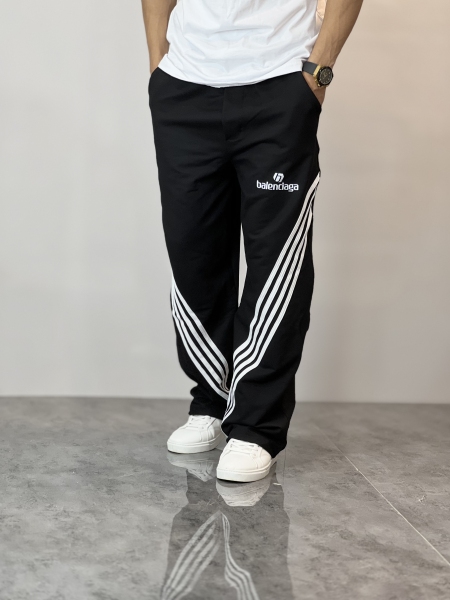 شلوار بگ گلکسی 3 خط موازی Balen مشکی