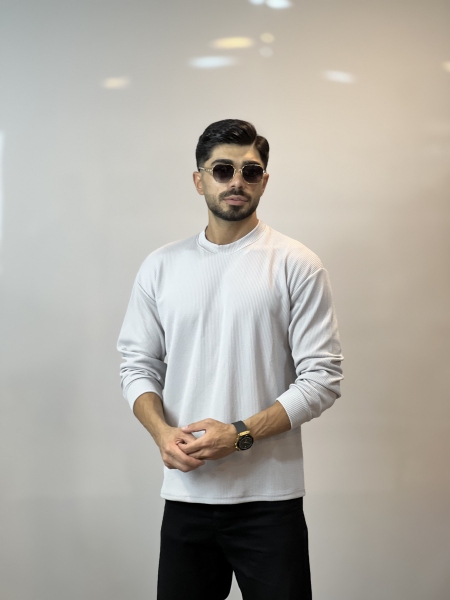 تیشرت مراکش ارم آستین بلند L طوسی