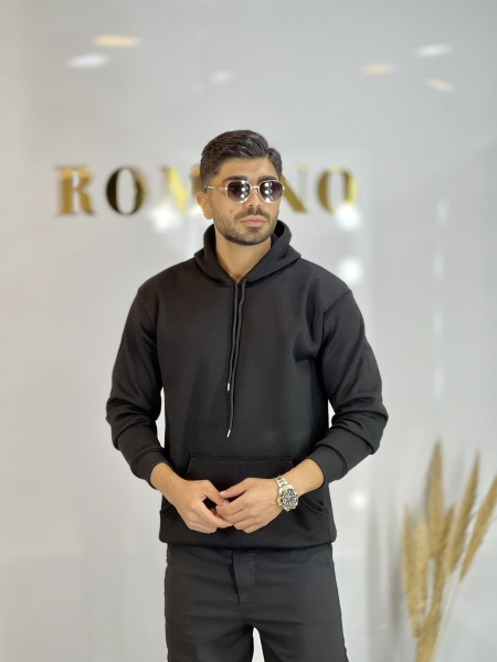 هودی ساده سه نخ داخل کرکی Sepehr مشکی